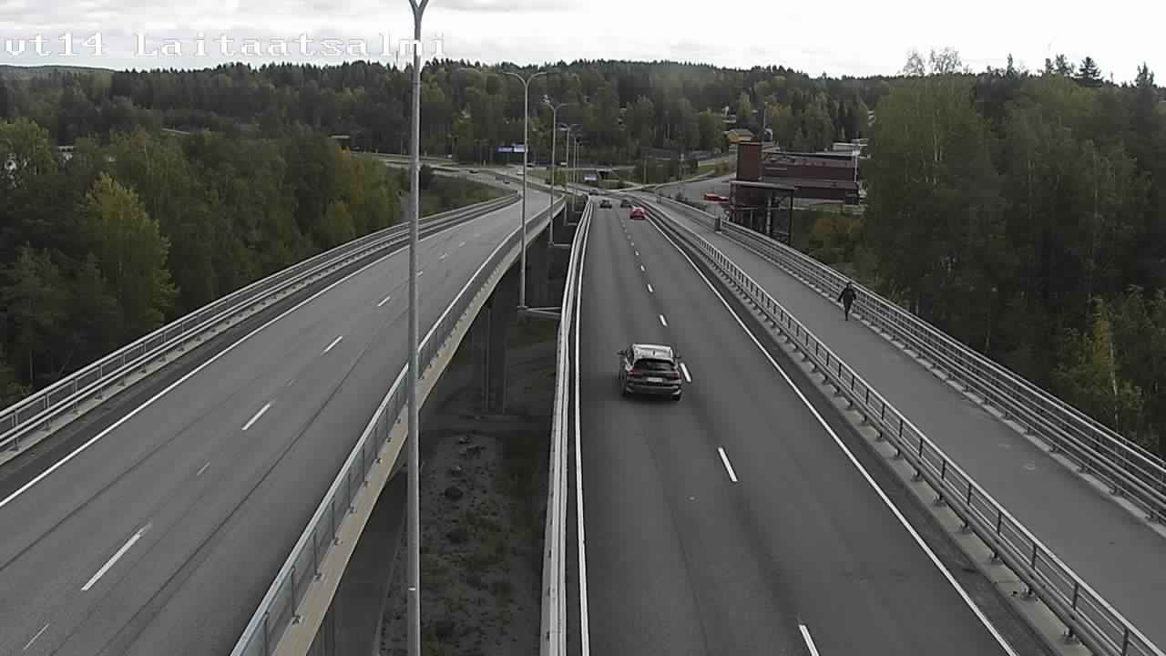 Weather Camera Image Väg 14 Nyslott, Laitaatsalmi, Savonlinna, Etelä-Savo