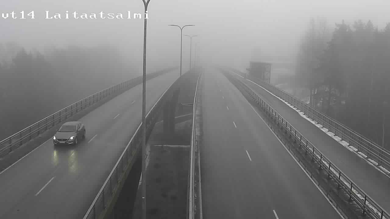 Weather Camera Image Väg 14 Nyslott, Laitaatsalmi, Savonlinna, Etelä-Savo