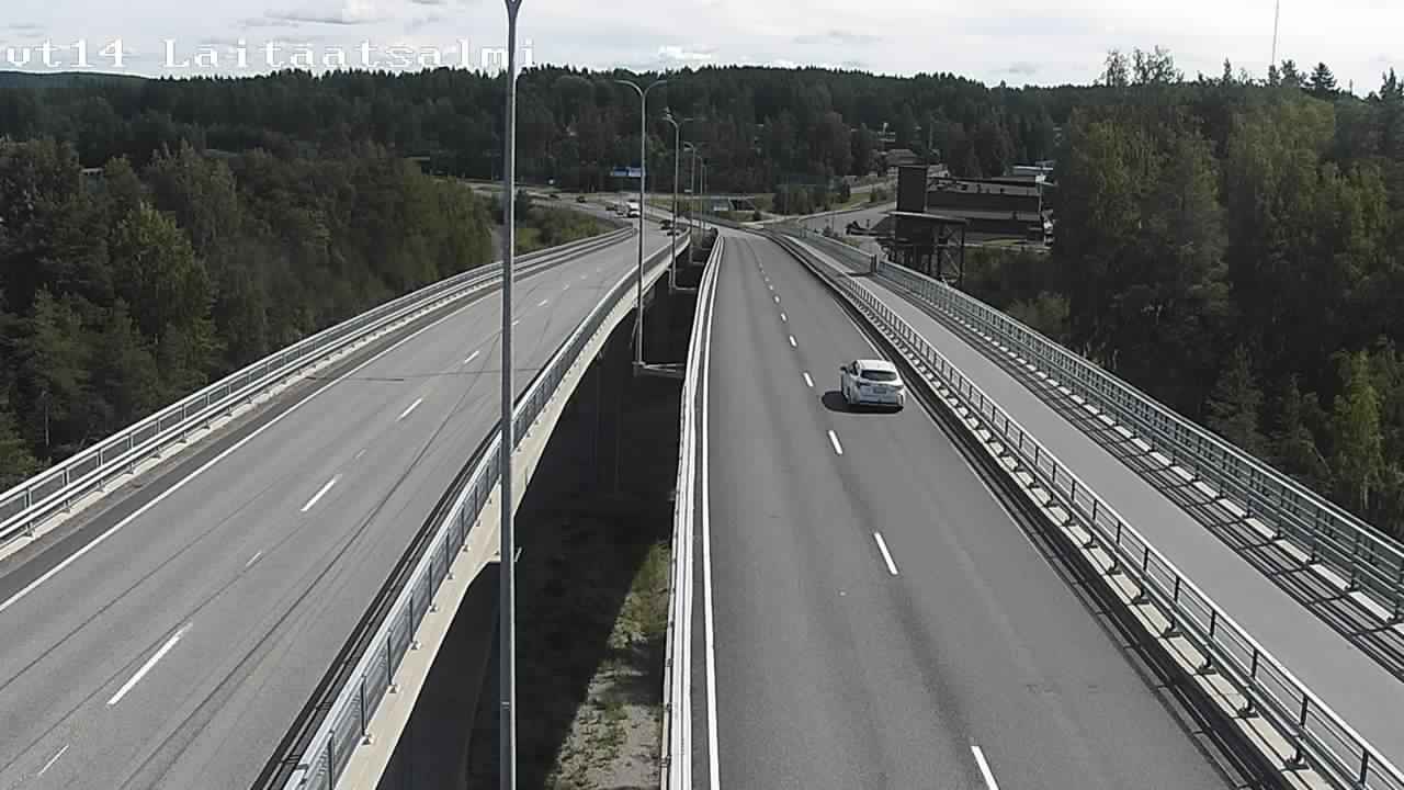Kelikamerat Kuva Tie 14 Savonlinna, Laitaatsalmi silta, Savonlinna, Etelä-Savo