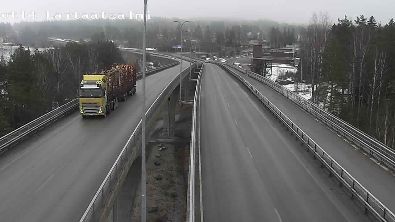 Kelikamerat Kuva Tie 14 Savonlinna, Laitaatsalmi silta, Savonlinna, Etelä-Savo