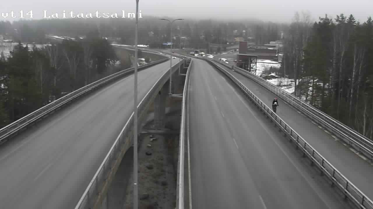 Kelikamerat Kuva Tie 14 Savonlinna, Laitaatsalmi silta, Savonlinna, Etelä-Savo