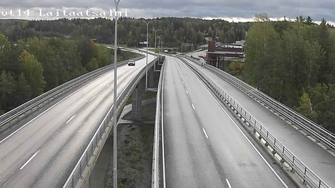 Weather Camera Image Väg 14 Nyslott, Laitaatsalmi, Savonlinna, Etelä-Savo