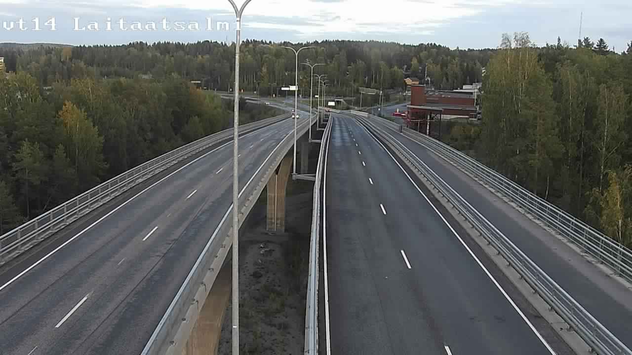 Weather Camera Image Väg 14 Nyslott, Laitaatsalmi, Savonlinna, Etelä-Savo