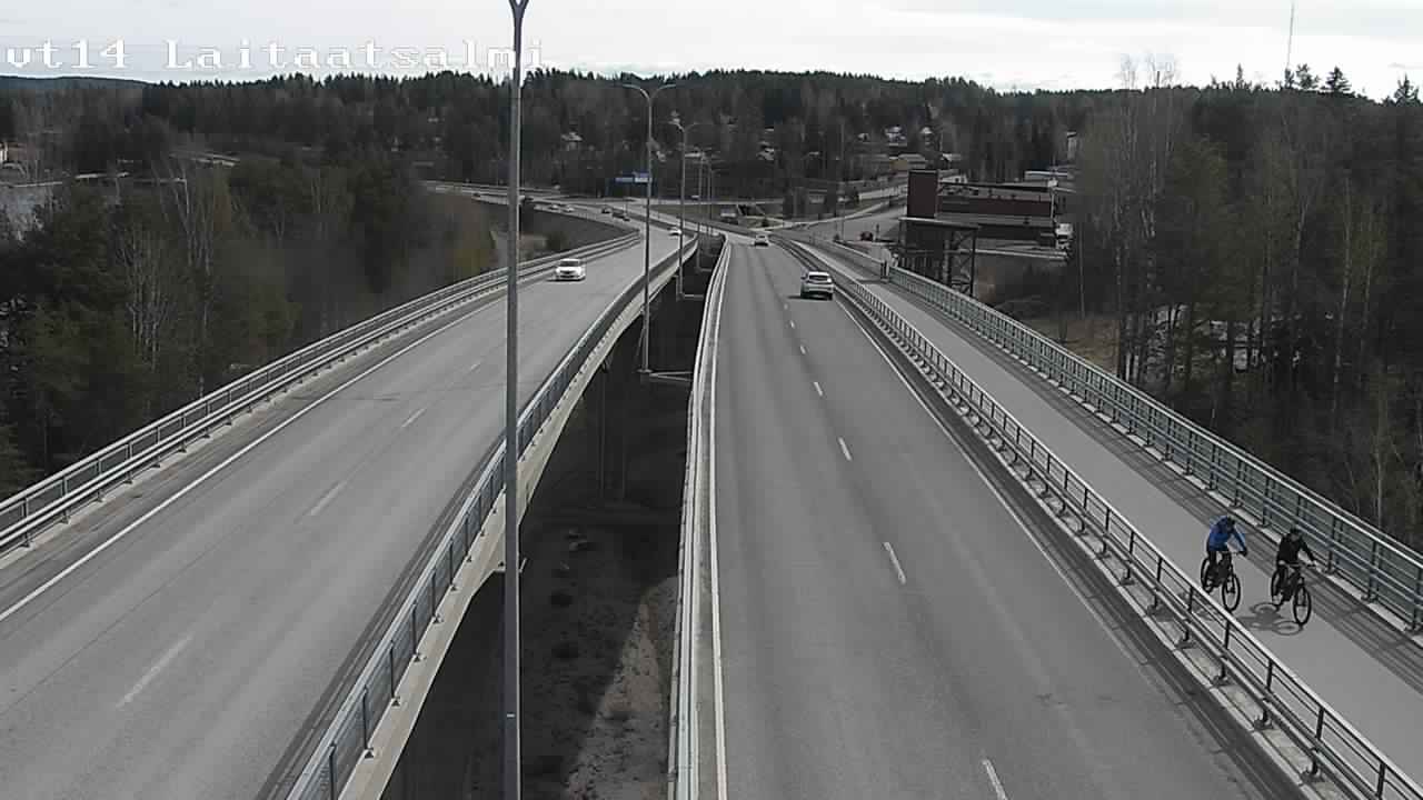 Weather Camera Image Väg 14 Nyslott, Laitaatsalmi, Savonlinna, Etelä-Savo