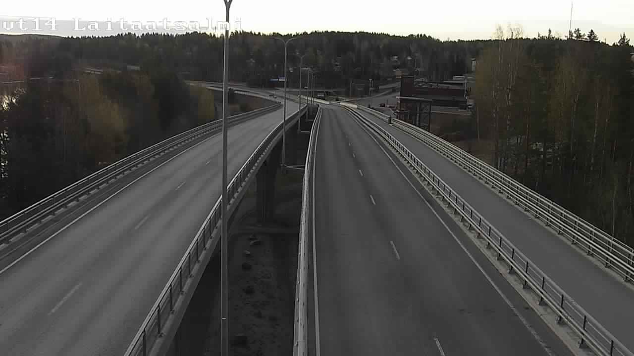 Weather Camera Image Väg 14 Nyslott, Laitaatsalmi, Savonlinna, Etelä-Savo