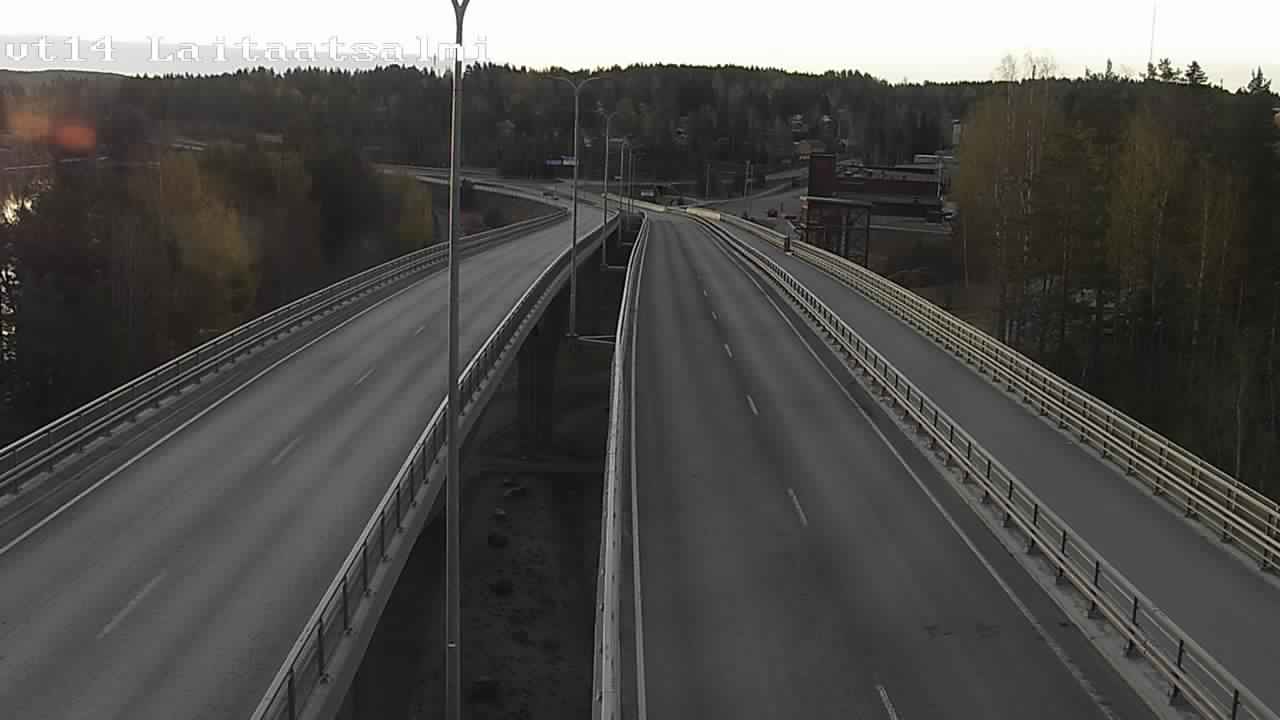 Weather Camera Image Väg 14 Nyslott, Laitaatsalmi, Savonlinna, Etelä-Savo