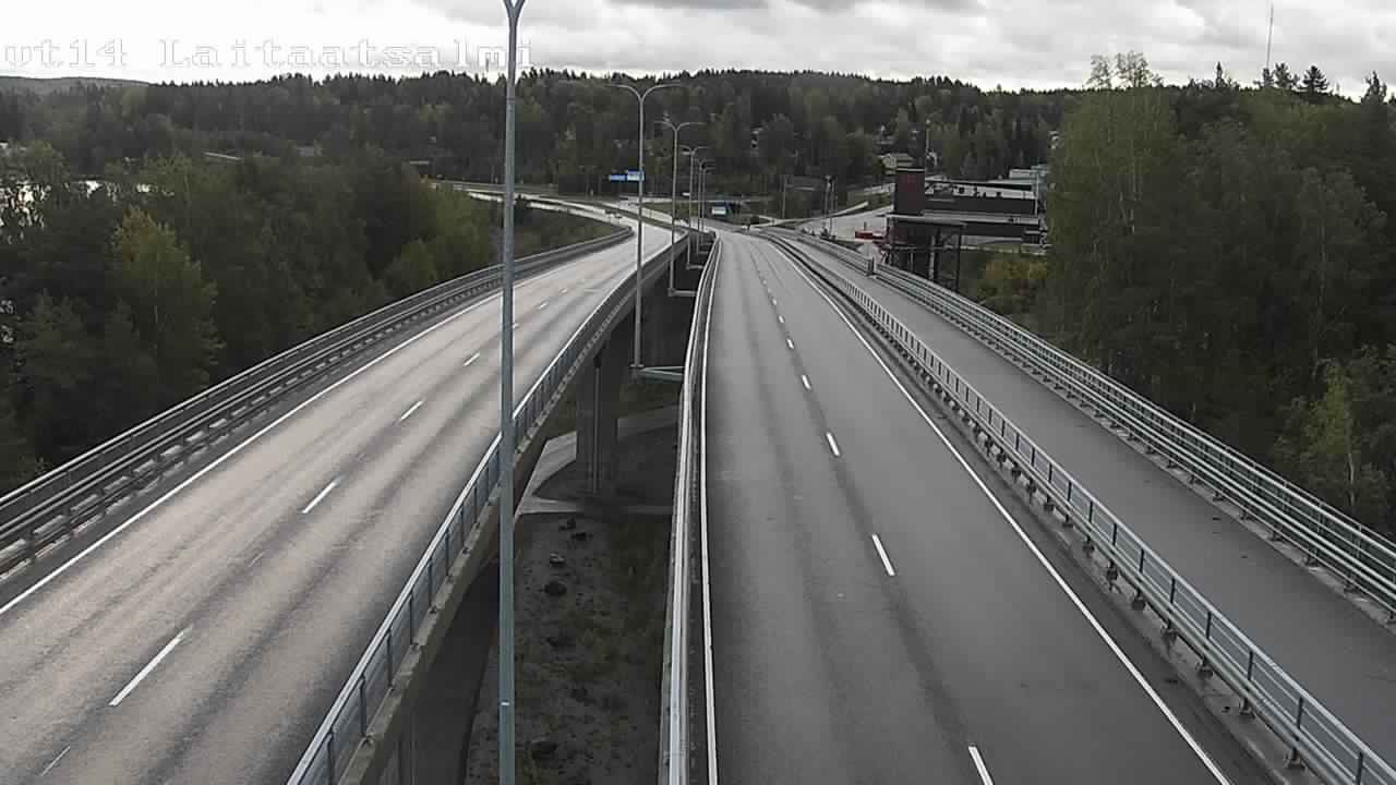 Weather Camera Image Väg 14 Nyslott, Laitaatsalmi, Savonlinna, Etelä-Savo