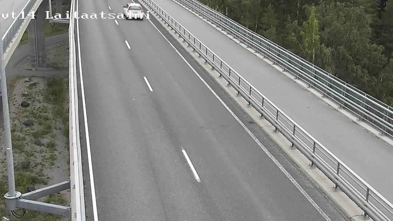 Weather Camera Image Road 14 Savonlinna, Laitaatsalmi, Savonlinna, Etelä-Savo