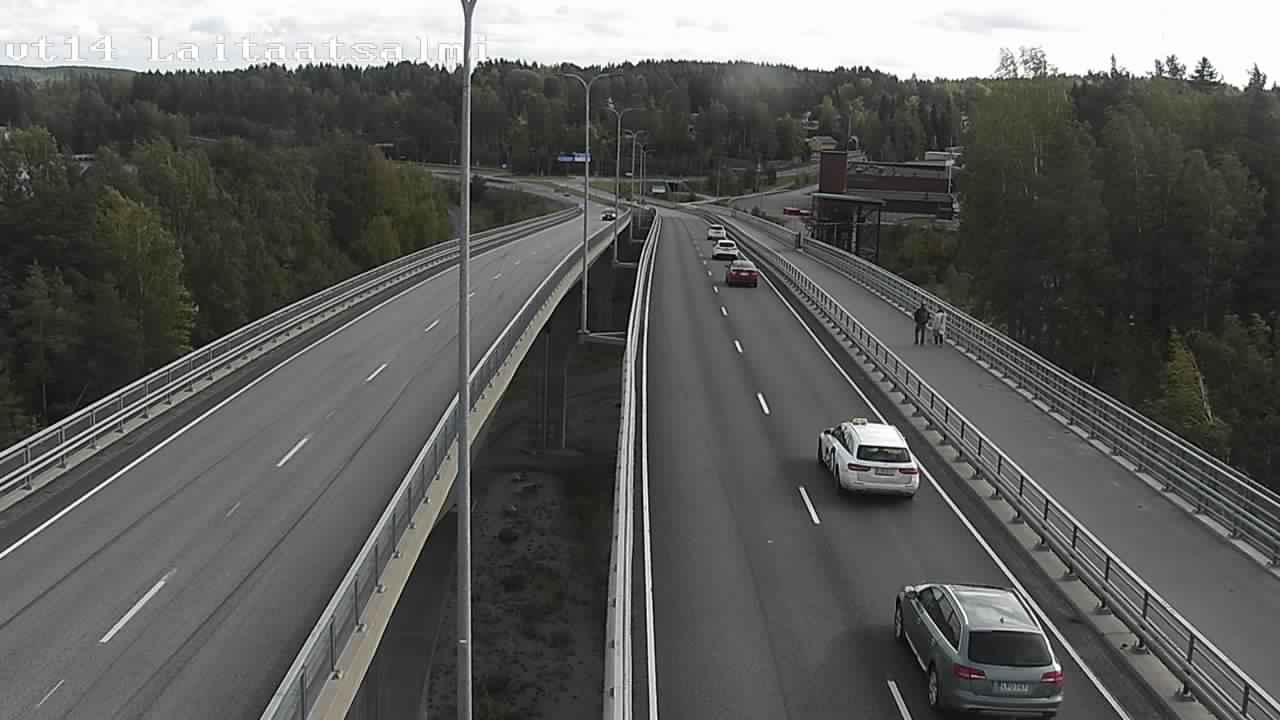 Weather Camera Image Väg 14 Nyslott, Laitaatsalmi, Savonlinna, Etelä-Savo