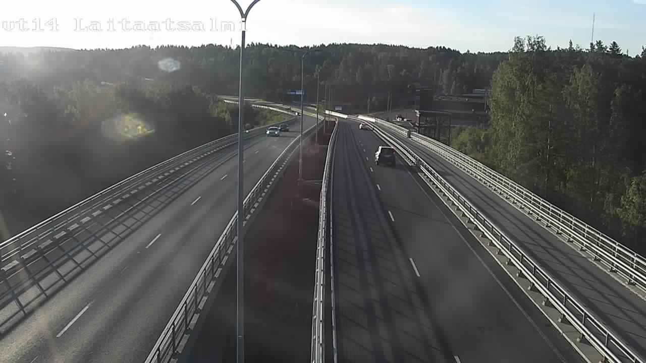 Weather Camera Image Road 14 Savonlinna, Laitaatsalmi, Savonlinna, Etelä-Savo