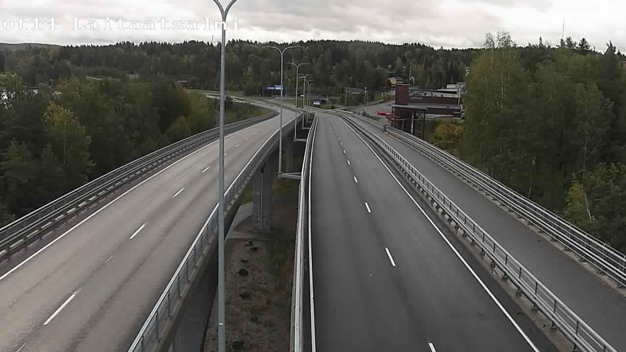Weather Camera Image Road 14 Savonlinna, Laitaatsalmi, Savonlinna, Etelä-Savo