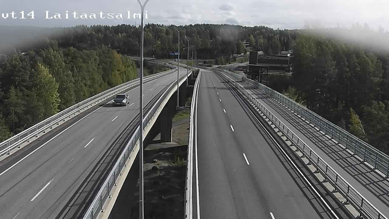 Weather Camera Image Väg 14 Nyslott, Laitaatsalmi, Savonlinna, Etelä-Savo
