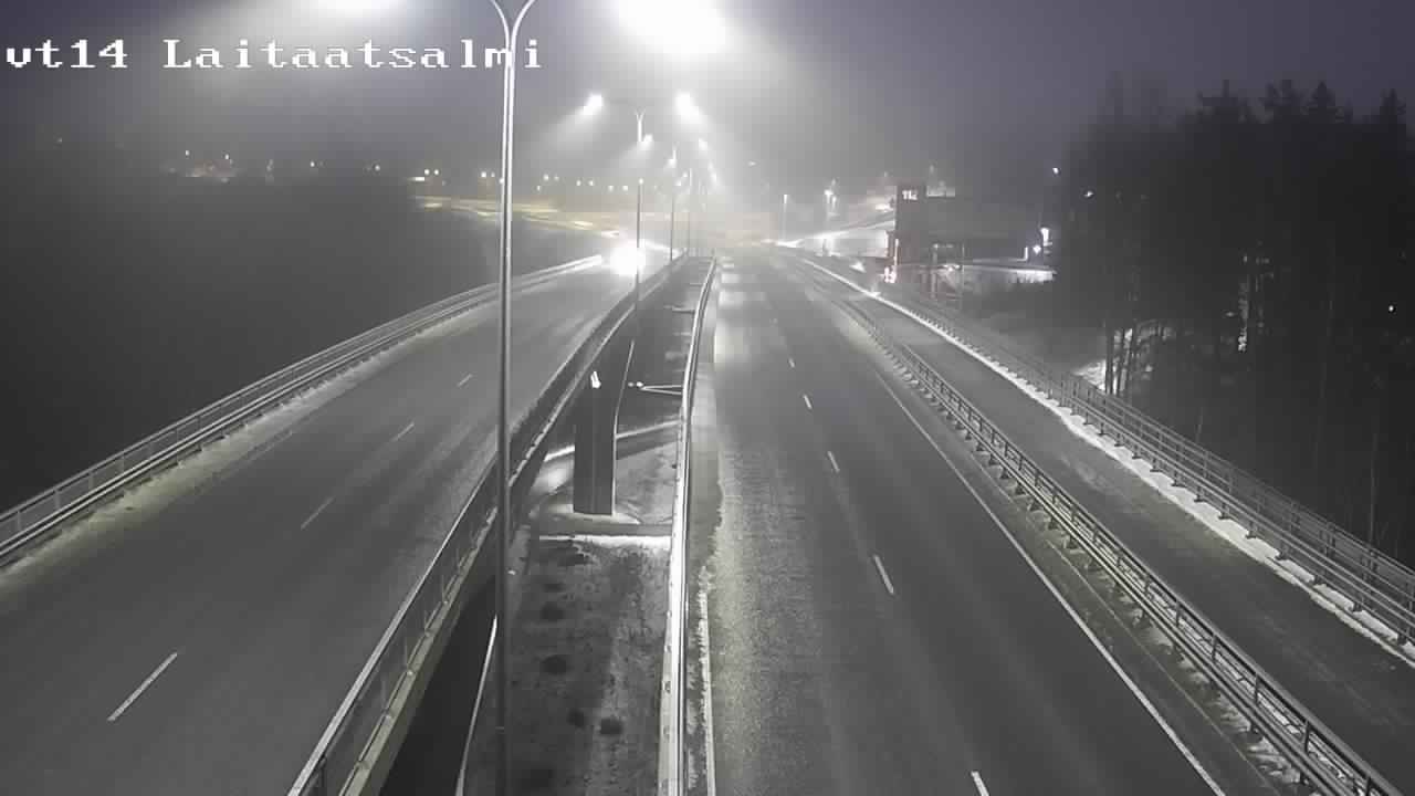 Weather Camera Image Väg 14 Nyslott, Laitaatsalmi, Savonlinna, Etelä-Savo