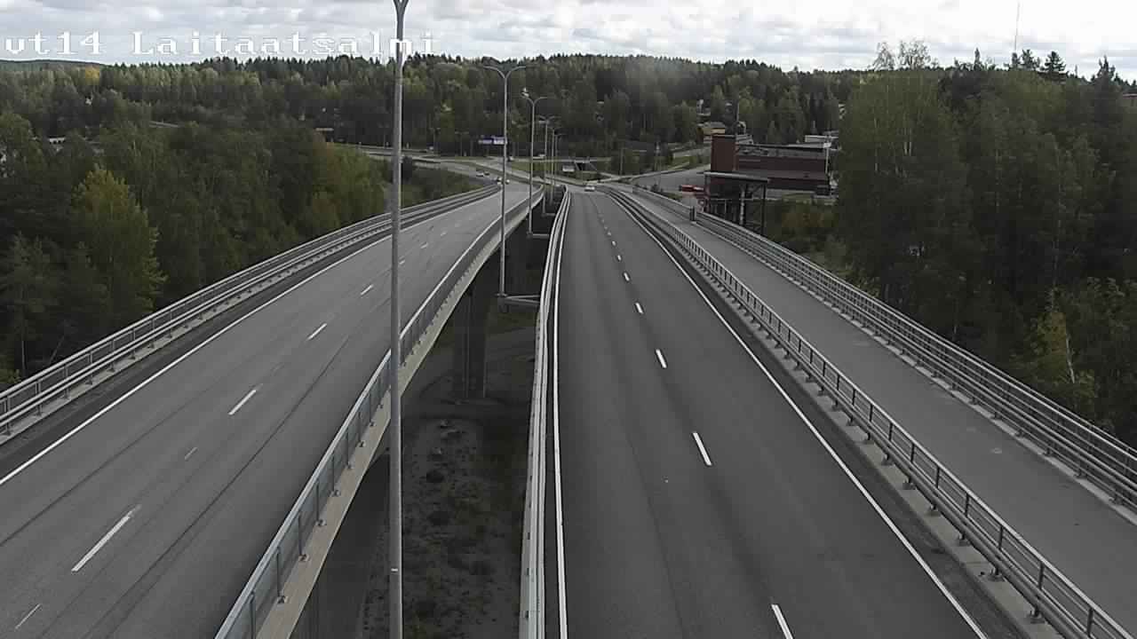 Weather Camera Image Väg 14 Nyslott, Laitaatsalmi, Savonlinna, Etelä-Savo