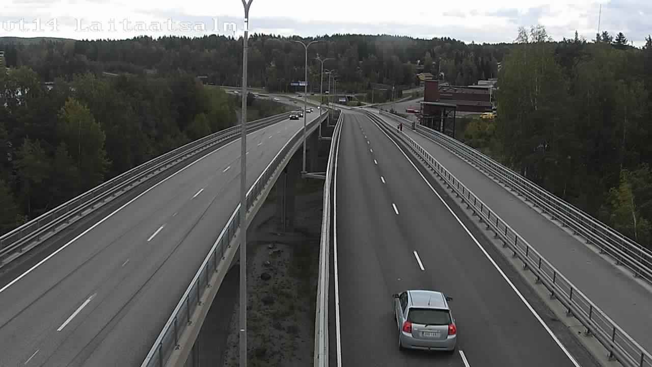 Weather Camera Image Väg 14 Nyslott, Laitaatsalmi, Savonlinna, Etelä-Savo