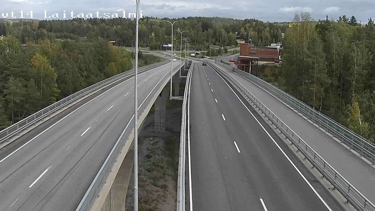 Weather Camera Image Väg 14 Nyslott, Laitaatsalmi, Savonlinna, Etelä-Savo