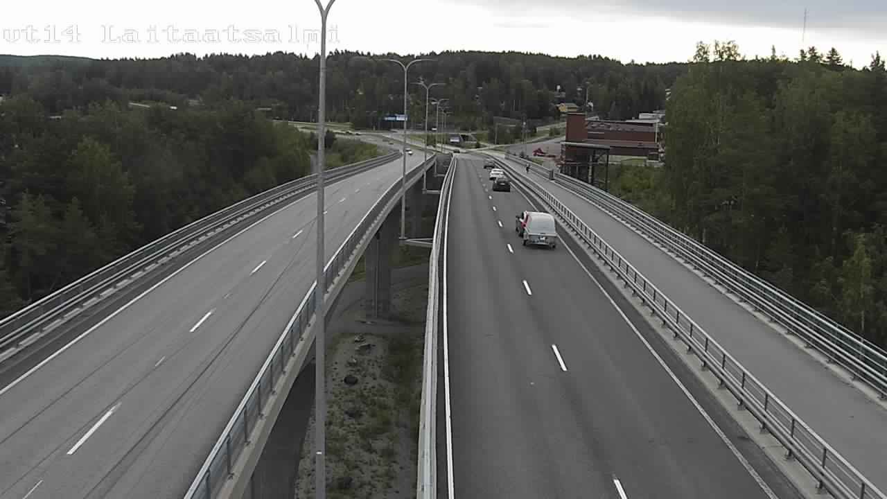 Weather Camera Image Road 14 Savonlinna, Laitaatsalmi, Savonlinna, Etelä-Savo