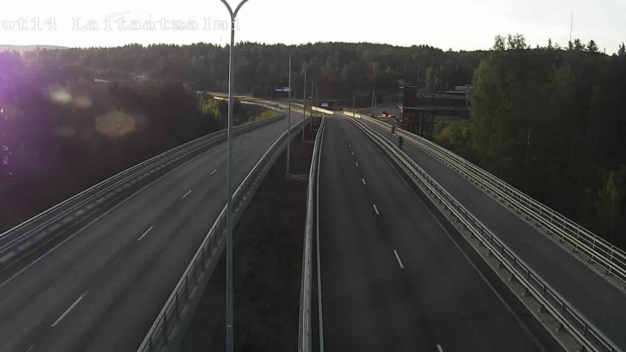 Weather Camera Image Road 14 Savonlinna, Laitaatsalmi, Savonlinna, Etelä-Savo