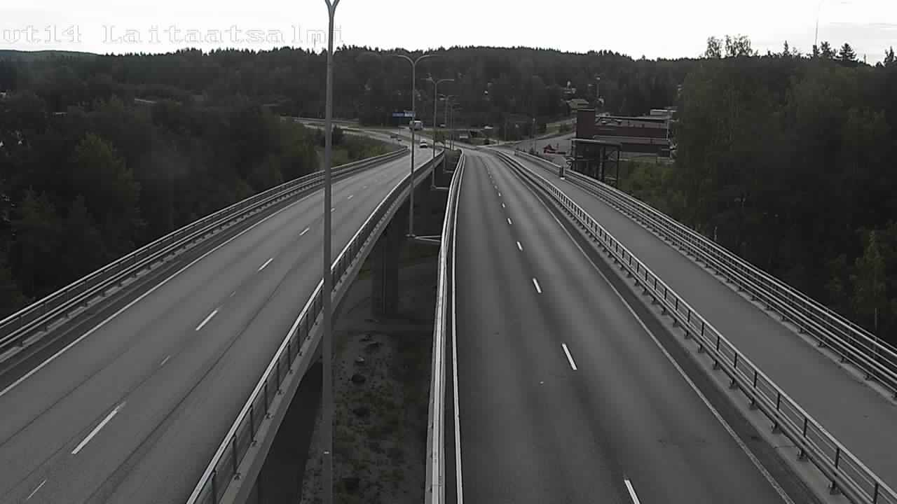 Weather Camera Image Road 14 Savonlinna, Laitaatsalmi, Savonlinna, Etelä-Savo