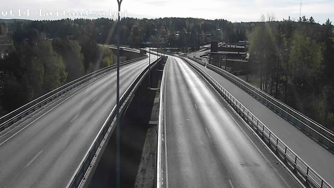 Weather Camera Image Road 14 Savonlinna, Laitaatsalmi, Savonlinna, Etelä-Savo