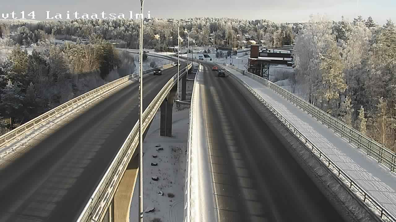 Weather Camera Image Road 14 Savonlinna, Laitaatsalmi, Savonlinna, Etelä-Savo