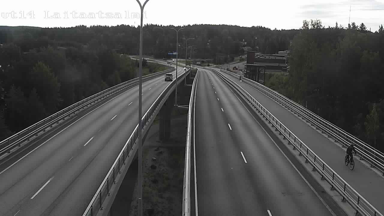 Weather Camera Image Road 14 Savonlinna, Laitaatsalmi, Savonlinna, Etelä-Savo