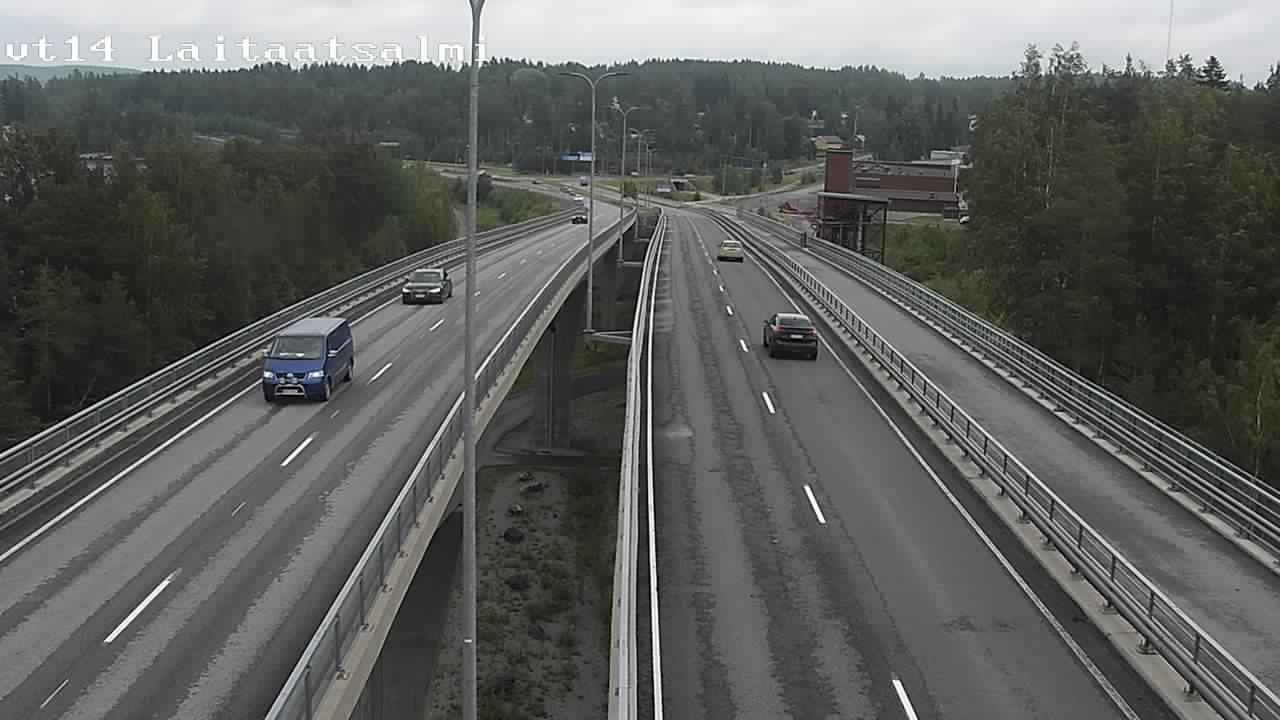 Weather Camera Image Road 14 Savonlinna, Laitaatsalmi, Savonlinna, Etelä-Savo