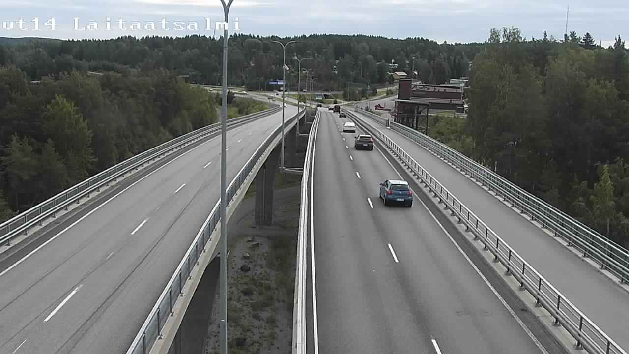 Weather Camera Image Road 14 Savonlinna, Laitaatsalmi, Savonlinna, Etelä-Savo