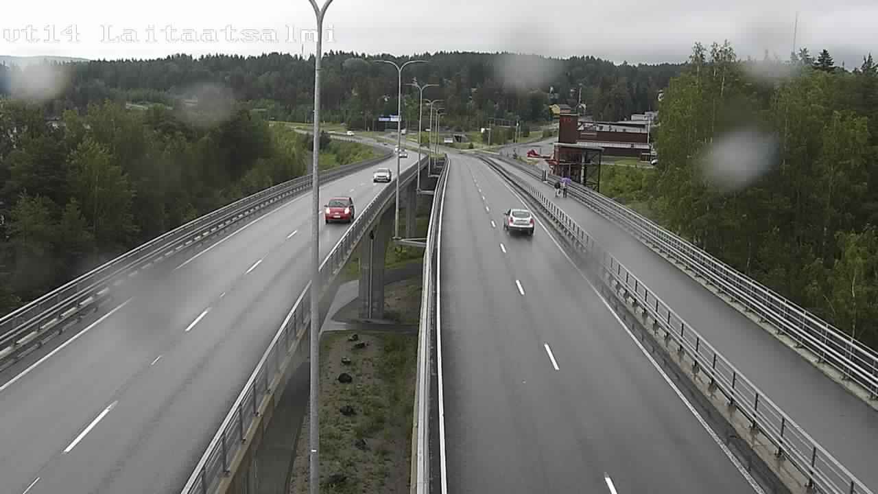 Weather Camera Image Road 14 Savonlinna, Laitaatsalmi, Savonlinna, Etelä-Savo