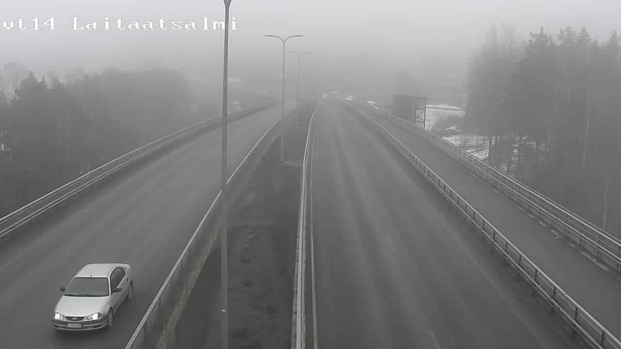 Weather Camera Image Road 14 Savonlinna, Laitaatsalmi, Savonlinna, Etelä-Savo