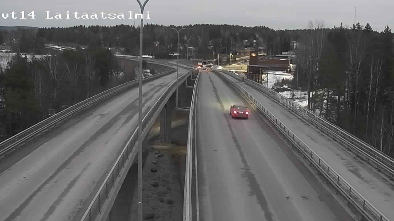 Kelikamerat Kuva Tie 14 Savonlinna, Laitaatsalmi silta, Savonlinna, Etelä-Savo