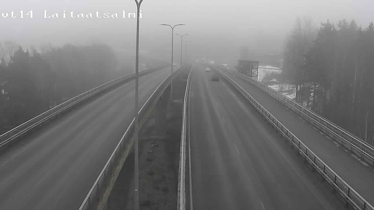 Weather Camera Image Road 14 Savonlinna, Laitaatsalmi, Savonlinna, Etelä-Savo