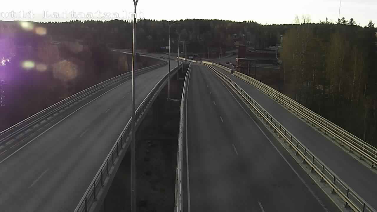 Weather Camera Image Väg 14 Nyslott, Laitaatsalmi, Savonlinna, Etelä-Savo