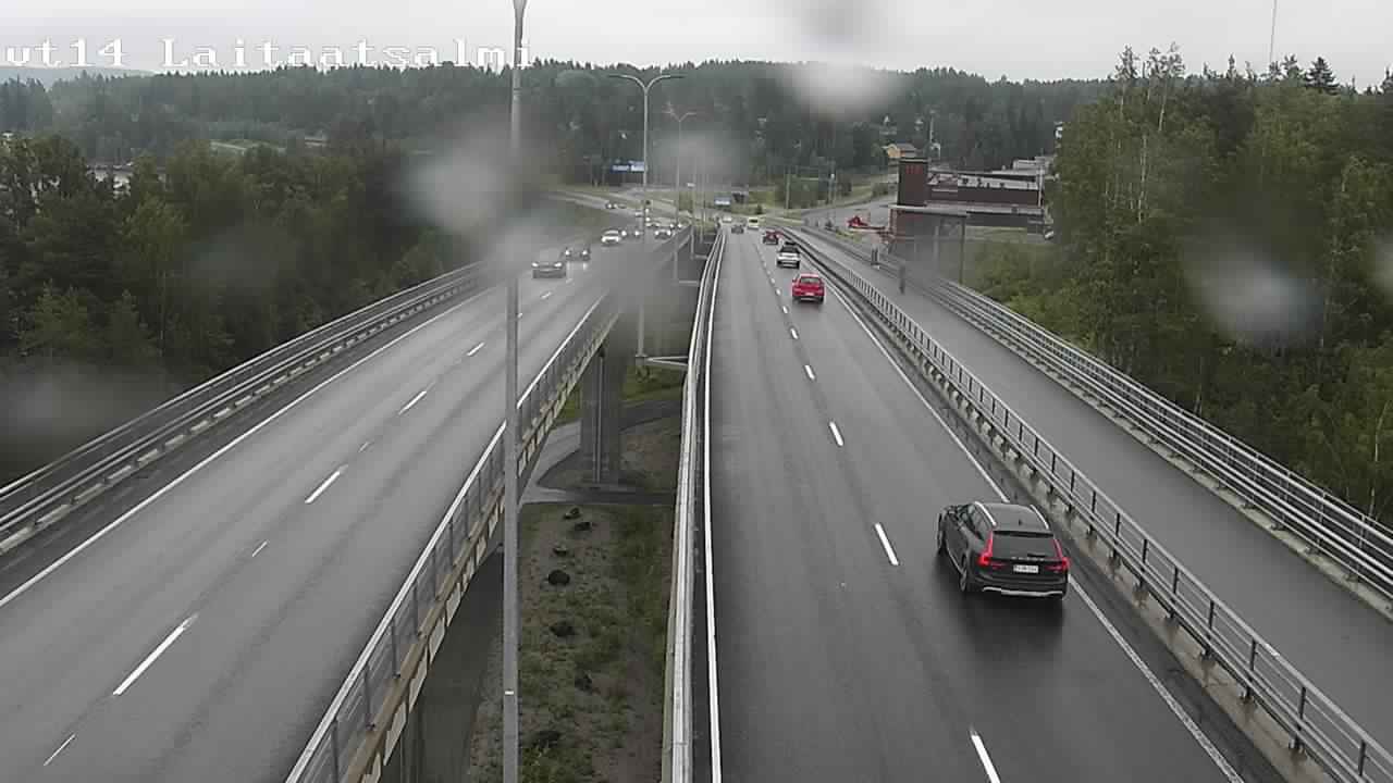 Weather Camera Image Väg 14 Nyslott, Laitaatsalmi, Savonlinna, Etelä-Savo