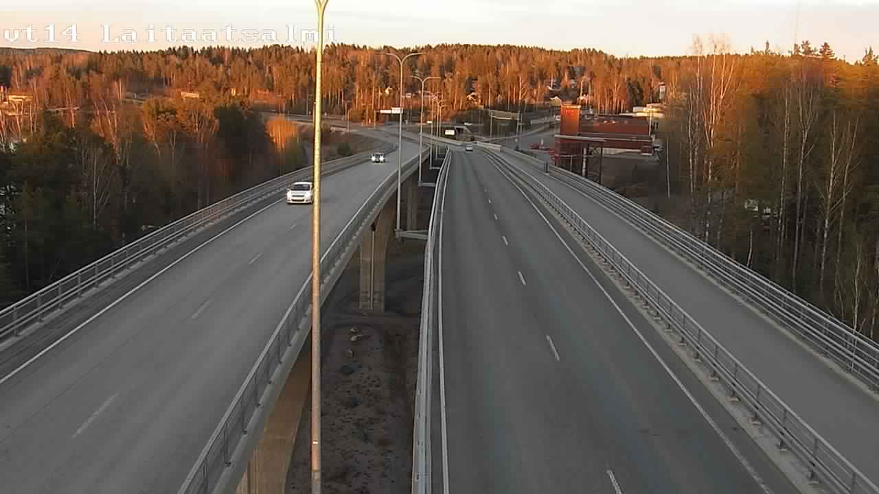 Weather Camera Image Väg 14 Nyslott, Laitaatsalmi, Savonlinna, Etelä-Savo