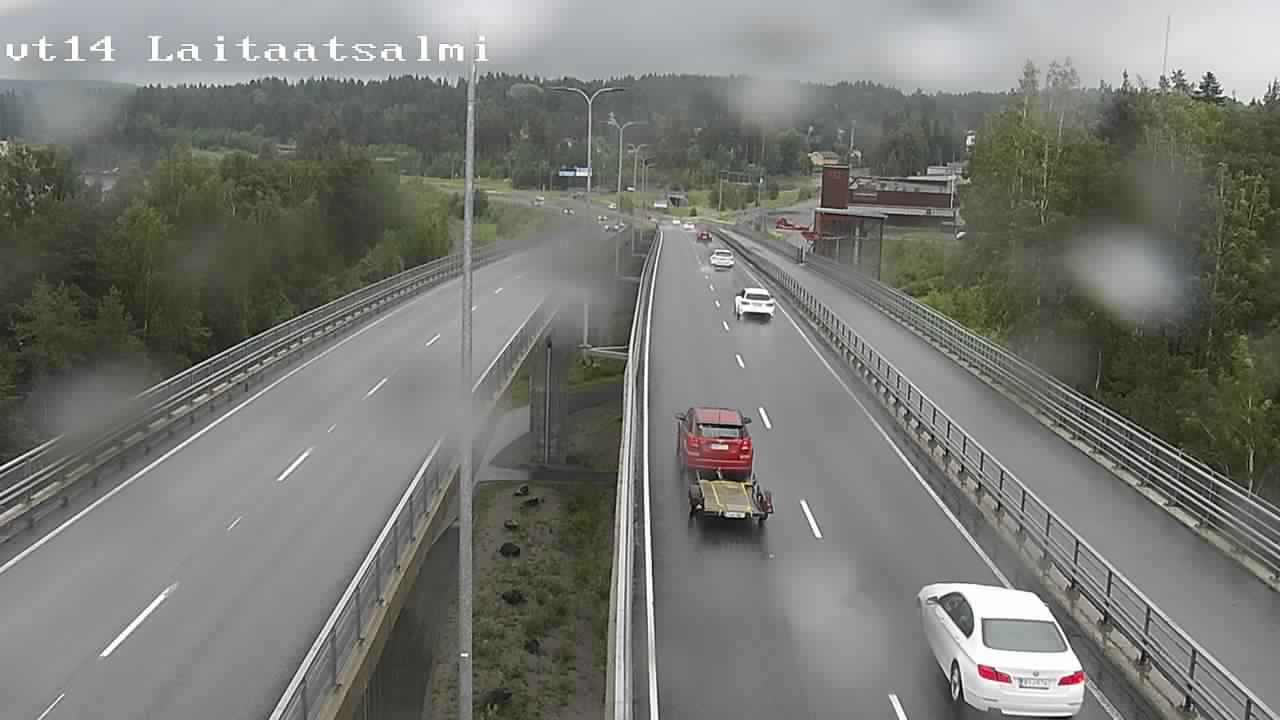 Weather Camera Image Väg 14 Nyslott, Laitaatsalmi, Savonlinna, Etelä-Savo