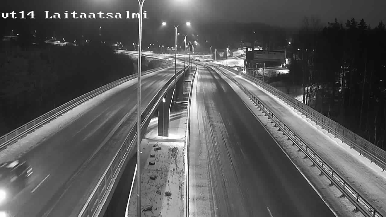 Weather Camera Image Väg 14 Nyslott, Laitaatsalmi, Savonlinna, Etelä-Savo