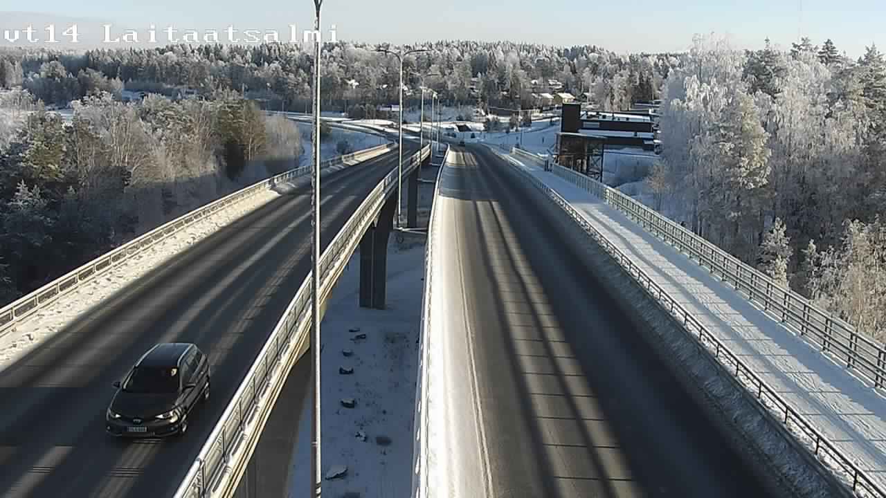 Weather Camera Image Road 14 Savonlinna, Laitaatsalmi, Savonlinna, Etelä-Savo