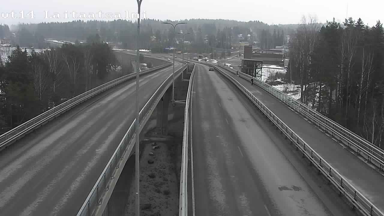 Weather Camera Image Road 14 Savonlinna, Laitaatsalmi, Savonlinna, Etelä-Savo