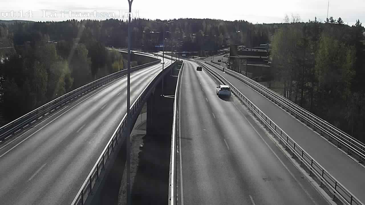 Weather Camera Image Road 14 Savonlinna, Laitaatsalmi, Savonlinna, Etelä-Savo