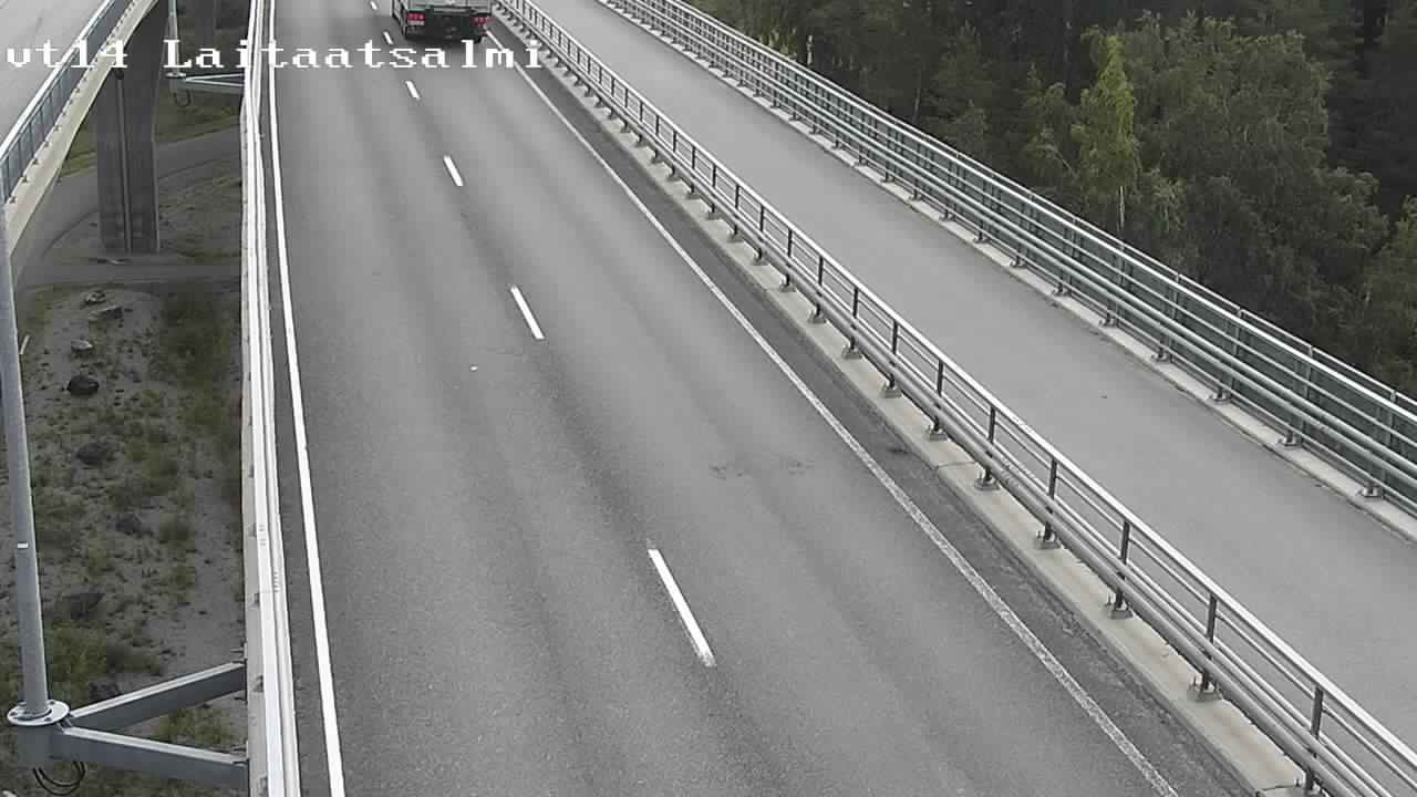 Weather Camera Image Väg 14 Nyslott, Laitaatsalmi, Savonlinna, Etelä-Savo