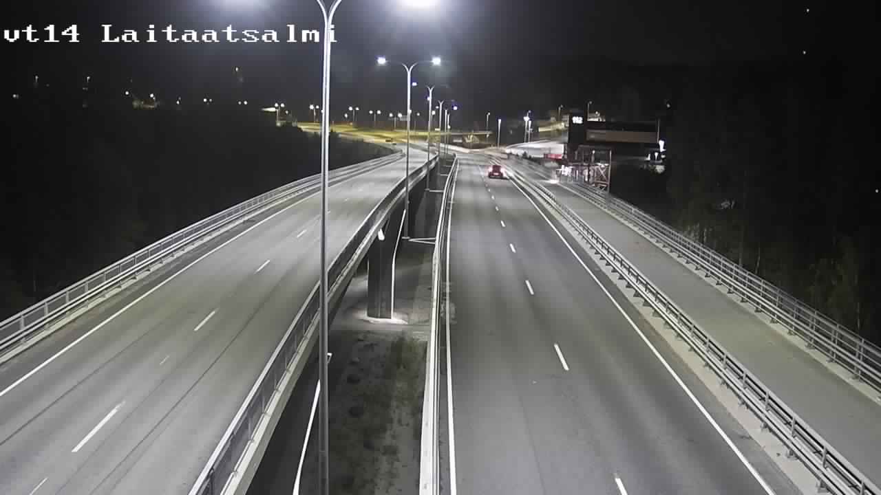 Weather Camera Image Väg 14 Nyslott, Laitaatsalmi, Savonlinna, Etelä-Savo