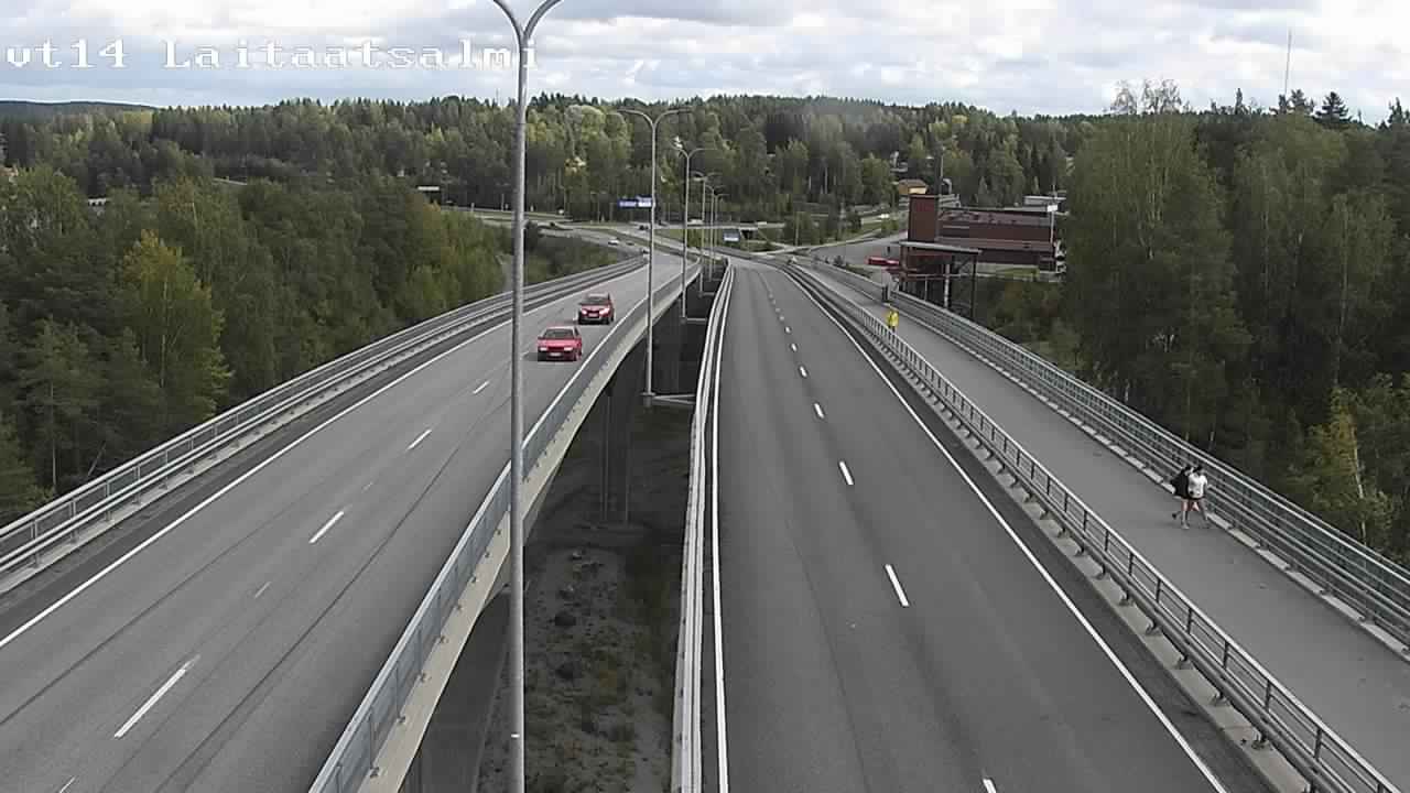 Weather Camera Image Väg 14 Nyslott, Laitaatsalmi, Savonlinna, Etelä-Savo