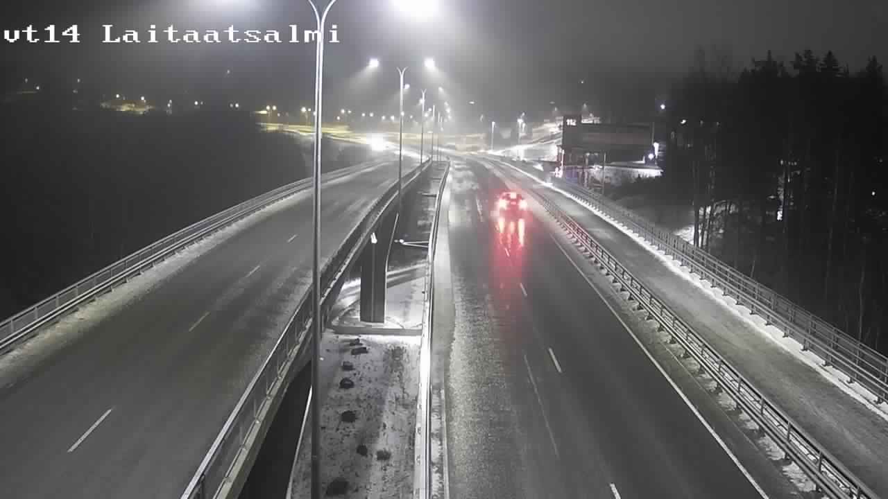 Weather Camera Image Väg 14 Nyslott, Laitaatsalmi, Savonlinna, Etelä-Savo