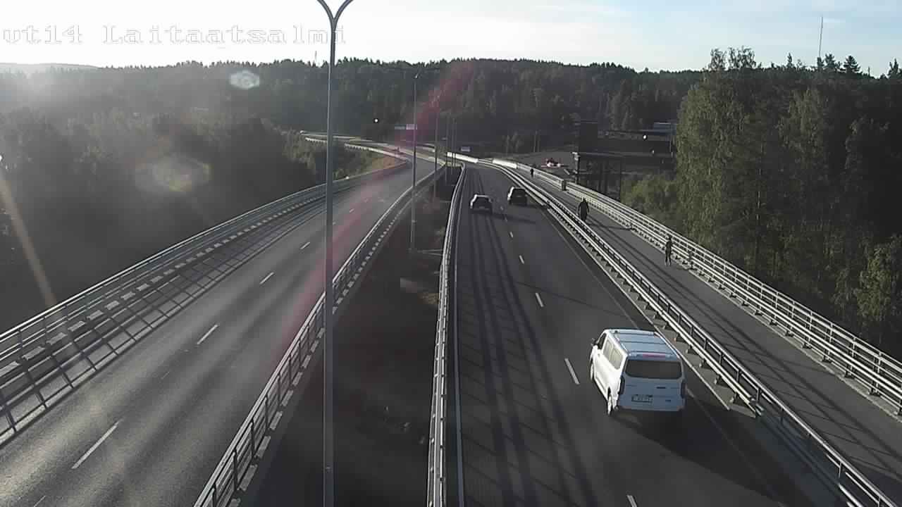 Weather Camera Image Road 14 Savonlinna, Laitaatsalmi, Savonlinna, Etelä-Savo