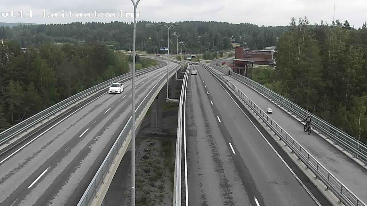 Weather Camera Image Road 14 Savonlinna, Laitaatsalmi, Savonlinna, Etelä-Savo