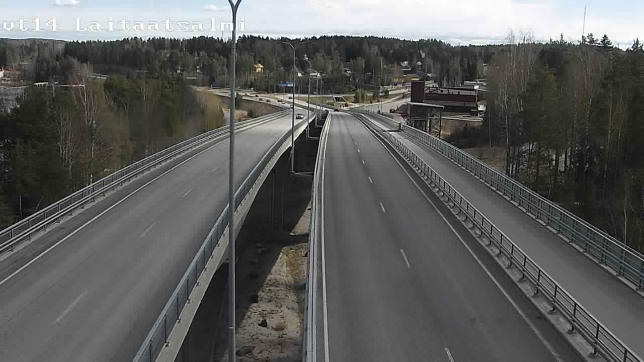 Weather Camera Image Väg 14 Nyslott, Laitaatsalmi, Savonlinna, Etelä-Savo