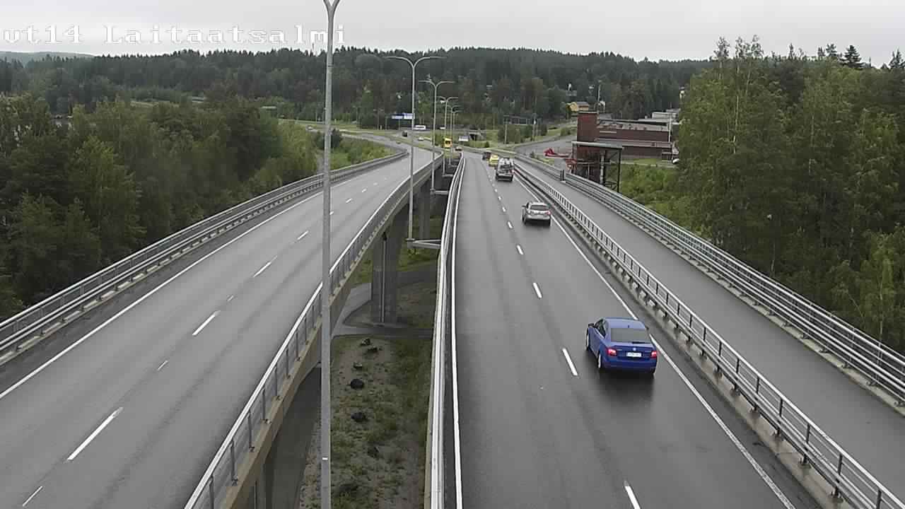 Weather Camera Image Road 14 Savonlinna, Laitaatsalmi, Savonlinna, Etelä-Savo