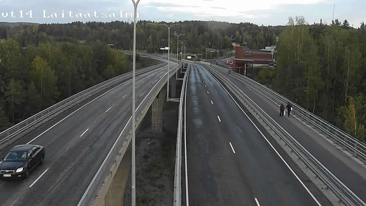 Weather Camera Image Väg 14 Nyslott, Laitaatsalmi, Savonlinna, Etelä-Savo