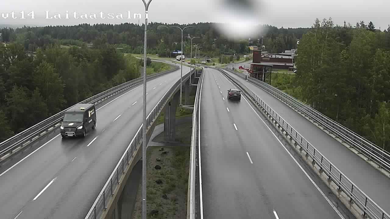 Weather Camera Image Road 14 Savonlinna, Laitaatsalmi, Savonlinna, Etelä-Savo